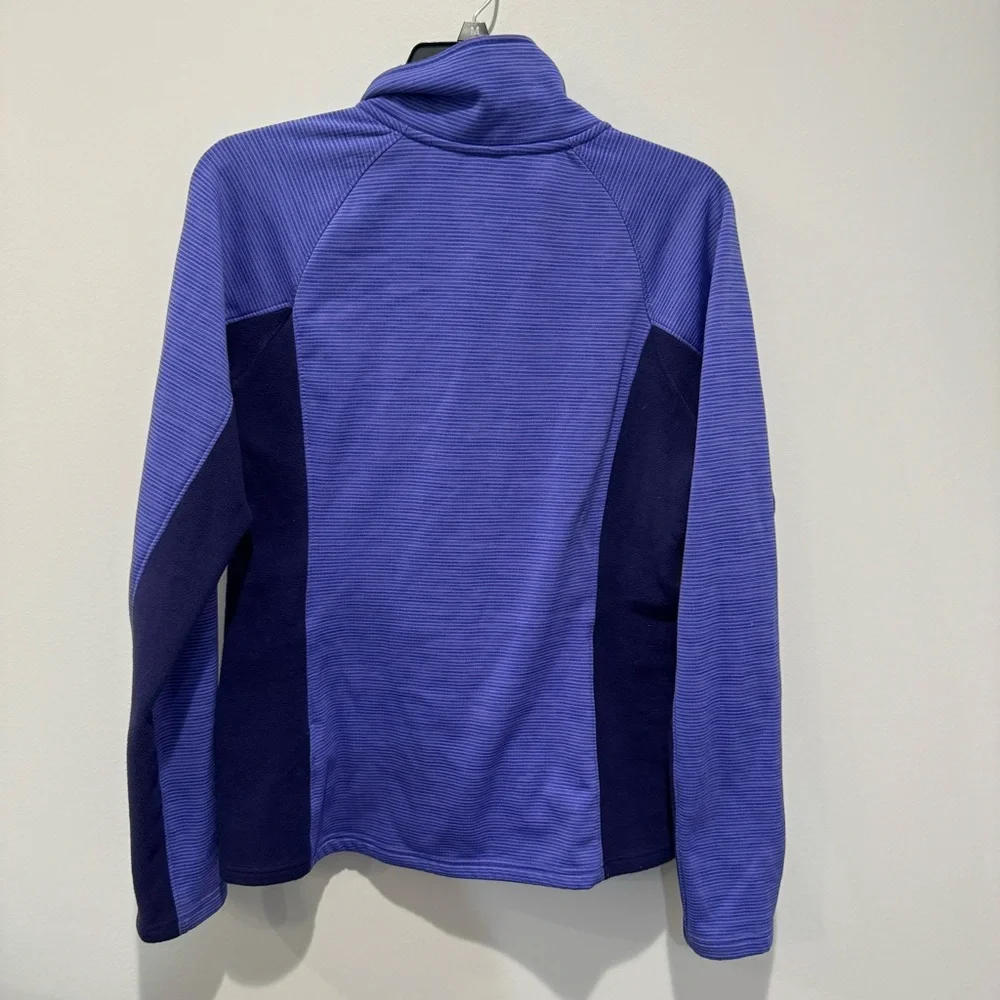 The North Face Women's Purple Fleece Jacket Full Zip Long Sleeve Sz medium‎